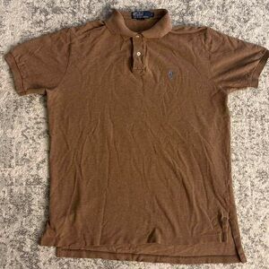 Polo Ralph Lauren Brown Polo Shirt Size Large
